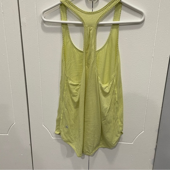 Lululemon Yellow Green Racerback Tank Top - Picture 2 of 7